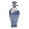 17oz Blue Ceramic Empty Wine Jar Bottle Wine Jug Small Wine Bottle Wine Vase Flask Flagon