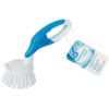 Great Value Non-Slip Grip Small Handy Scrubber, Blue