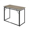 Techni Mobili Space Saving Folding Desk - Grey