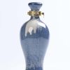 17oz Blue Ceramic Empty Wine Jar Bottle Wine Jug Small Wine Bottle Wine Vase Flask Flagon