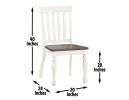 Joanna - 5 Piece Dining Set - Two Tone